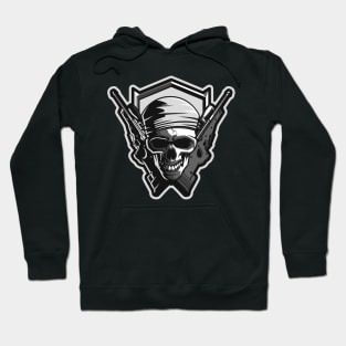 Skull with the Guns Hoodie